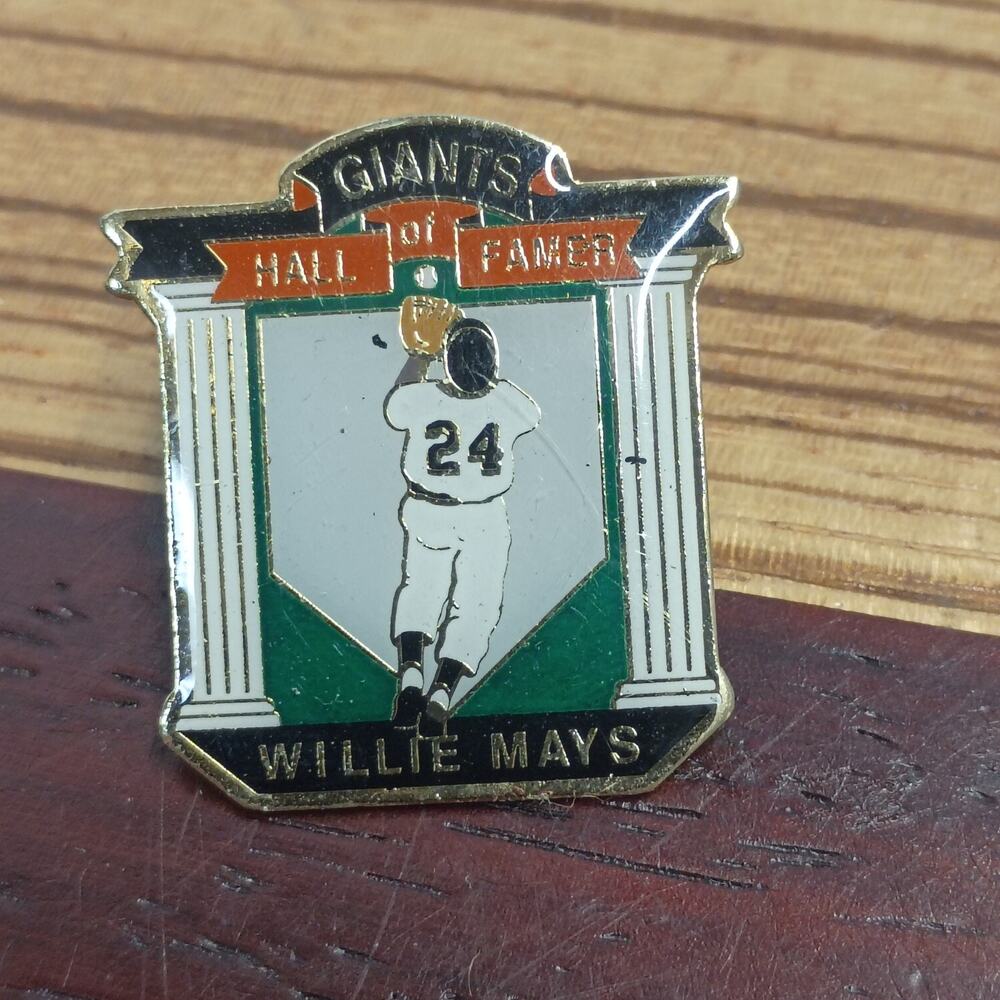 Willie Mays San Francisco Giants Hall Of Fame MLB Baseball Lapel Hat Pin